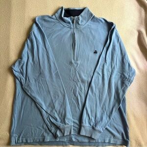 Brooks Brothers Cotton Jersey Quarter Zip